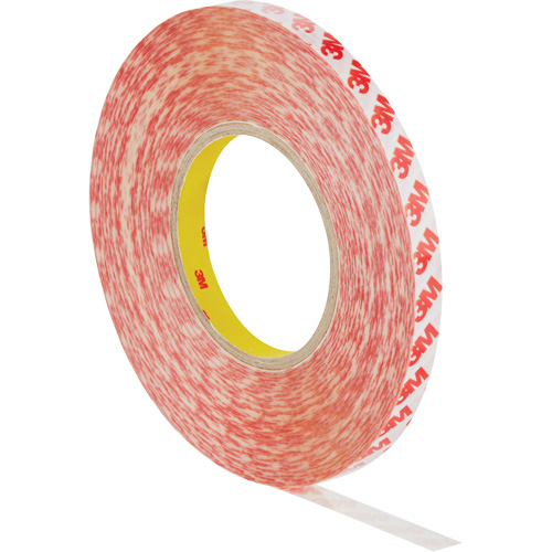 Double-Sided Adhesive Tape, Polyester, 19 mm (0.75") W x 50 m (164') L, 8 mils Thick Moffatt Supply & Specialties