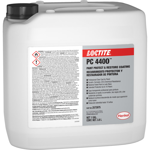 PC 4400 Paint Protect & Restore Coating, 3.8 L, Jug, Clear Moffatt Supply & Specialties
