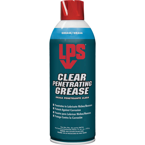 Clear Penetrating Grease, 11 oz., Aerosol Can Moffatt Supply & Specialties