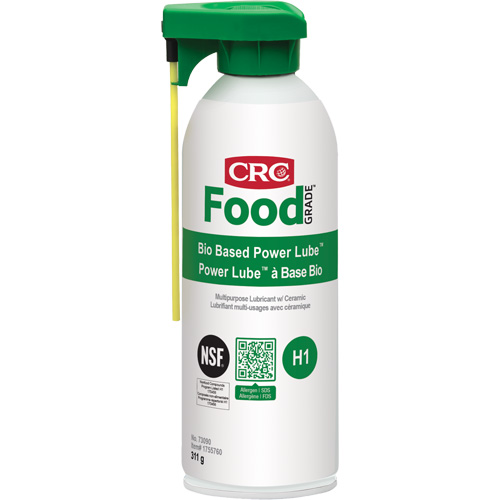 Lubrifiant polyvalent Power Lube biosourc&eacute; FoodGrade avec c&eacute;ramique, Canette a&eacute;rosol Moffatt Supply & Specialties