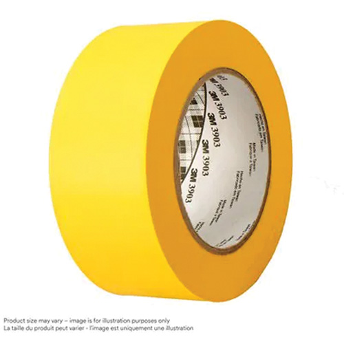 Ruban pour conduites en vinyle 3903, 76 mm (3") la x 45,75 m (150') lo, 6,5 mils, Jaune Moffatt Supply & Specialties