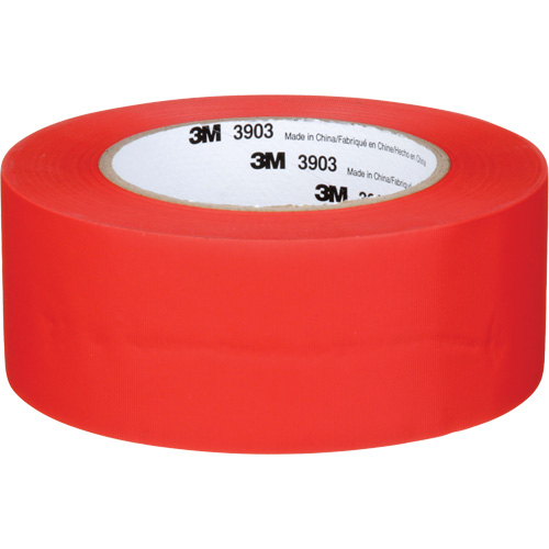 3903 Vinyl Duct Tape, 48 mm (2") W x 46 m (151') L, 6.5 mils, Red Moffatt Supply & Specialties
