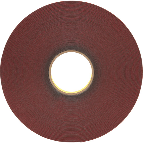 VHB Tape, 66 m (216') L x 18 mm (3/4") W, 25 mils, Acrylic Moffatt Supply & Specialties
