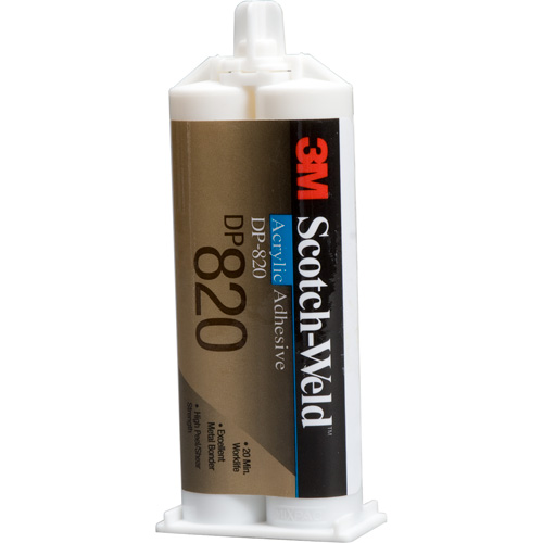 Adh&eacute;sif acrylique Scotch-Weld, Deux composants, Cartouche double, 400 ml, Blanc cass&eacute; Moffatt Supply & Specialties