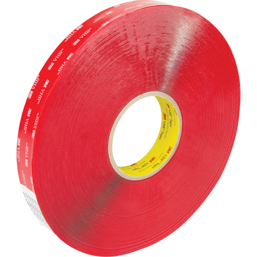 4910 Foam Tape, 33 m (108') L x 25.4 mm (1") W, 40 mils, Acrylic Moffatt Supply & Specialties