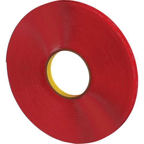 VHB Tape, 33 m (108') L x 12 mm (1/2") W, 40 mils, Acrylic Moffatt Supply & Specialties