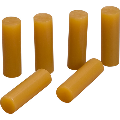 Hot Melt Adhesive, 5/8" Dia. x 2" L, Amber Moffatt Supply & Specialties