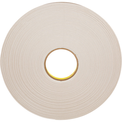 Ruban double face en mousse, 66 m (216') lo x 12,7 mm (1/2") la, 31 mils, Poly&eacute;thyl&egrave;ne Moffatt Supply & Specialties