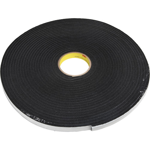 Double-Coated Foam Tape, 33 m (108') L x 12.7 mm (1/2") W, 62 mils, Polyethylene Moffatt Supply & Specialties