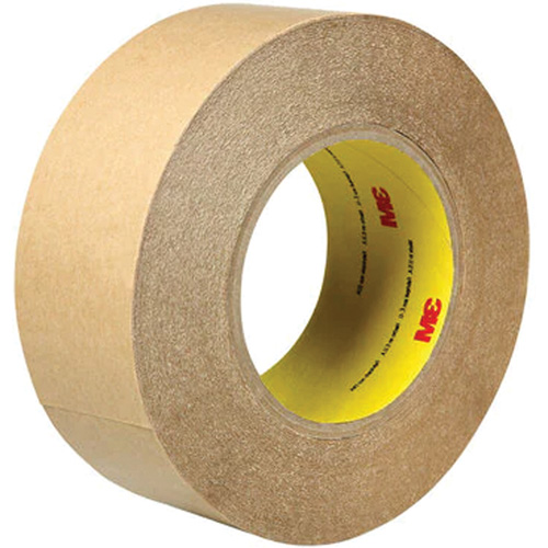 Double-Coated Tape, Tissue, 48 mm (2") W x 55 m (180') L, 4 mils Thick Moffatt Supply & Specialties