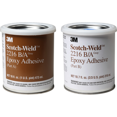 Adh&eacute;sif Scotch-Weld, 32 oz liq., Trousse, Deux composants, Gris Moffatt Supply & Specialties