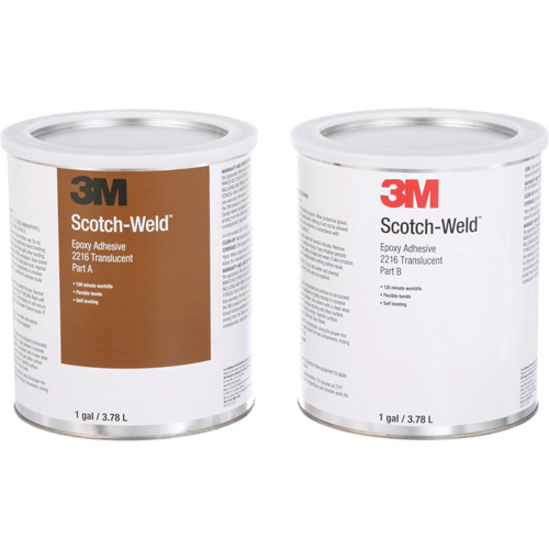 Scotch-Weld Adhesive, 1 gal., Pail, Two-Part, Translucent Moffatt Supply & Specialties