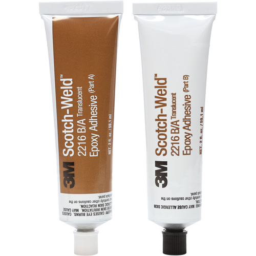 Adh&eacute;sif Scotch-Weld, 2 oz liq., Trousse, Deux composants, Translucide Moffatt Supply & Specialties