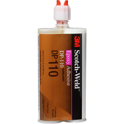 Adh&eacute;sif Scotch-Weld, 200 ml, Cartouche, Deux composants, Translucide Moffatt Supply & Specialties