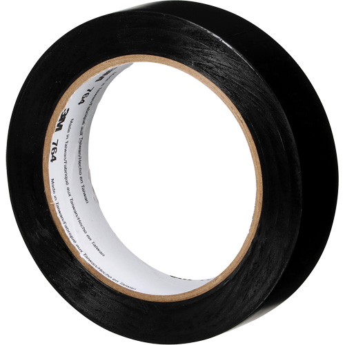 764 General-Purpose Vinyl Tape, 25.4 mm (1") W x 32.9 m (108') L, 5 mils, Black Moffatt Supply & Specialties
