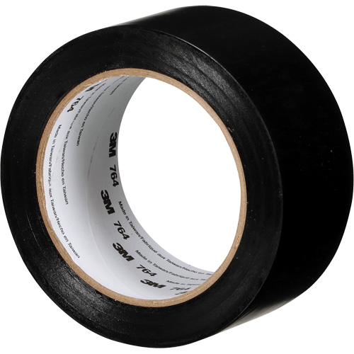 764 General-Purpose Vinyl Tape, 50.8 mm (2") W x 32.9 m (108') L, 5 mils, Black Moffatt Supply & Specialties