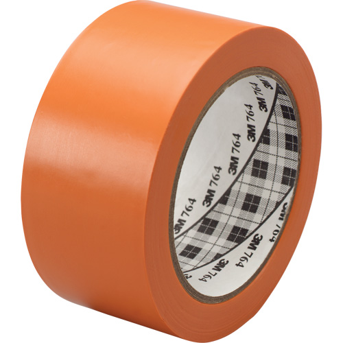 Ruban en vinyle pour travaux g&eacute;n&eacute;raux 764, 25,4 mm (1") la x 32,9 m (108') lo, 5 mils, Orange Moffatt Supply & Specialties