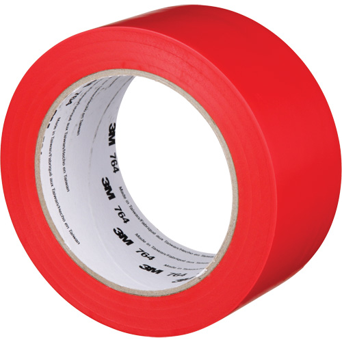 Ruban en vinyle pour travaux g&eacute;n&eacute;raux 764, 50,8 mm (2") la x 32,9 m (108') lo, 5 mils, Rouge Moffatt Supply & Specialties