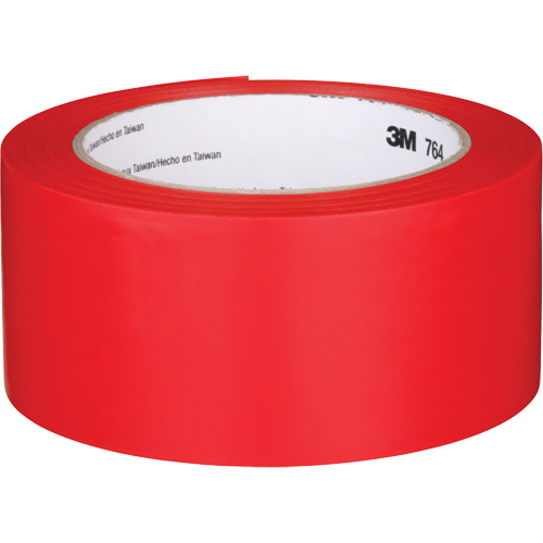 Ruban en vinyle pour travaux g&eacute;n&eacute;raux 764, 50,8 mm (2") la x 32,9 m (108') lo, 5 mils, Rouge Moffatt Supply & Specialties