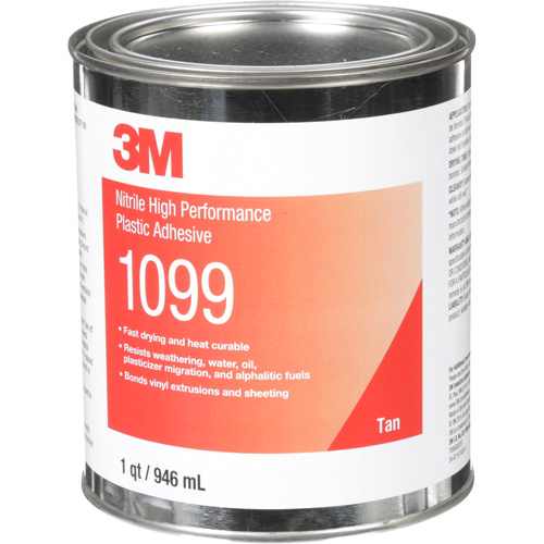 Adh&eacute;sif de plastique, 946 ml, Canette, Havane Moffatt Supply & Specialties
