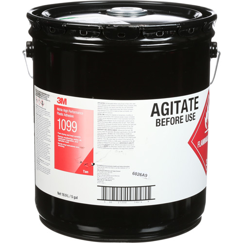 Scotch-Weld Nitrile High-Performance Adhesive, 5 gal., Pail, Yellow Moffatt Supply & Specialties