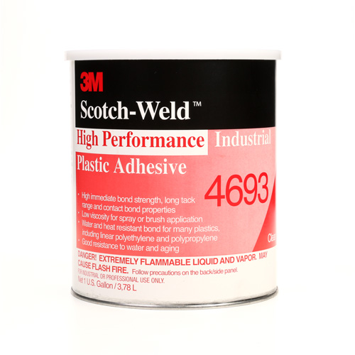 High-Performance Industrial Plastic Adhesive, 1 gal., Gallon, Yellow Moffatt Supply & Specialties