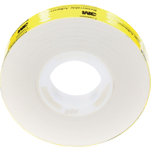 Ruban en tissu ATG repositionnable Scotch 928, 12,7 mm (1/2") x 16,5 m (54'), Transparent Moffatt Supply & Specialties
