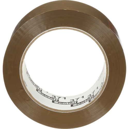 Scotch&reg; Box Sealing Tape 371, Hot Melt Adhesive, 1.9 mils, 48 mm (2") x 100 m (328') Moffatt Supply & Specialties