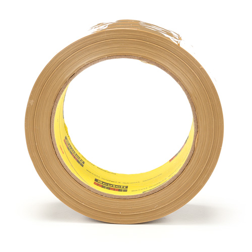 Ruban pour sceller les boîtes Scotch 375, Adh&eacute;sif Thermofusible, 3,1 mils, 48 mm (2") x 50 m (164') Moffatt Supply & Specialties