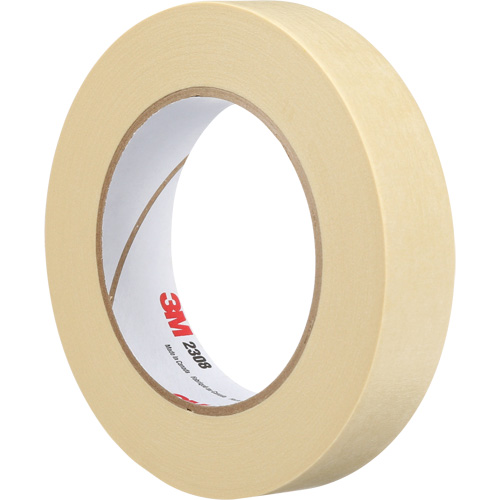 2308 Masking Tape, 24 mm (1") x 55 m (180'), Tan Moffatt Supply & Specialties