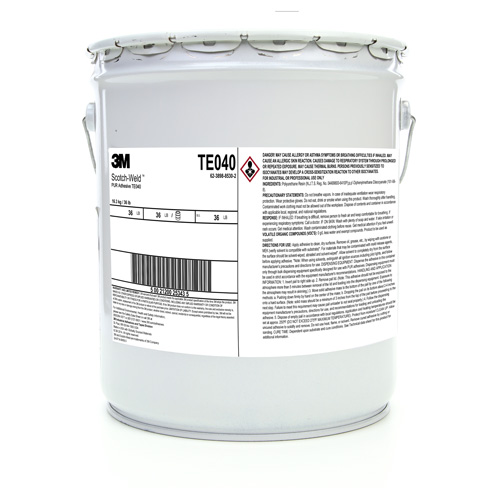 Scotch-Weld PUR Adhesive, 5 gal, Pail, Clear Moffatt Supply & Specialties