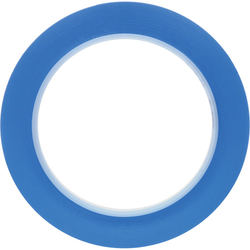 471 Vinyl Tape, 6 mm (1/4") W x 32.9 m (108') L, 5.2 mils, Blue Moffatt Supply & Specialties