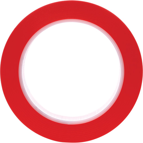 Ruban en vinyle 471, 25,4 mm (1") la x 32,9 m (108') lo, 5,2 mils, Rouge Moffatt Supply & Specialties