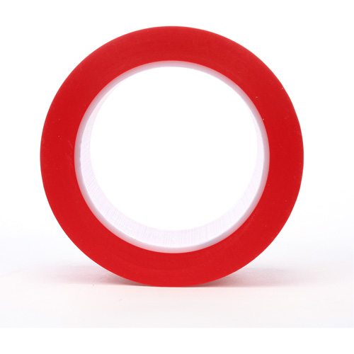 471 Vinyl Tape, 50.8 mm (2") W x 32.9 m (108') L, 5.2 mils, Red Moffatt Supply & Specialties
