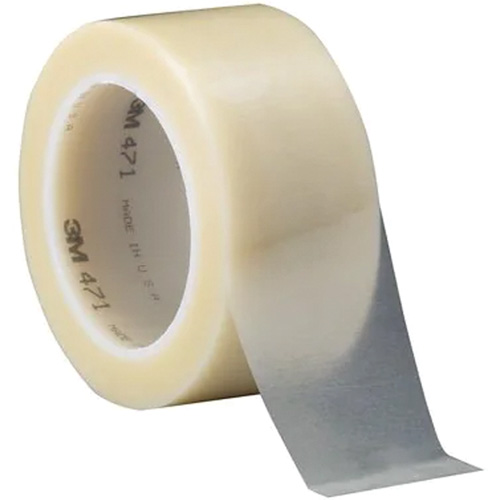 Ruban en vinyle 471, 102 mm (4") la x 32,9 m (108') lo, 5,3 mils, Jaune Moffatt Supply & Specialties