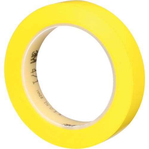 471 Vinyl Tape, 19 mm (3/4") W x 32.9 m (108') L, 5.3 mils, Yellow Moffatt Supply & Specialties