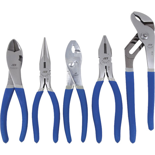 JPS-5M Mechanic's Pliers Set, 5 Pieces Moffatt Supply & Specialties