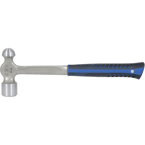 JSBP-24 Marteau &agrave; panne ronde tout en acier pour usage tr&egrave;s intensif, Poids de la t&ecirc;te 24 oz, Face Poli, Prise Acier plein Moffatt Supply & Specialties
