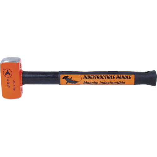 USH-416 Masse &agrave; manche indestructible pour usage tr&egrave;s intensif, 4 lb, 16", Prise Acier plein Moffatt Supply & Specialties