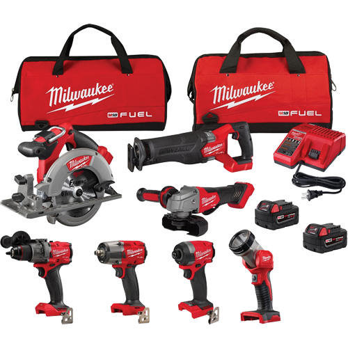 Jeu combin&eacute; M18 Fuel, Lithium-ion, 18 V Moffatt Supply & Specialties