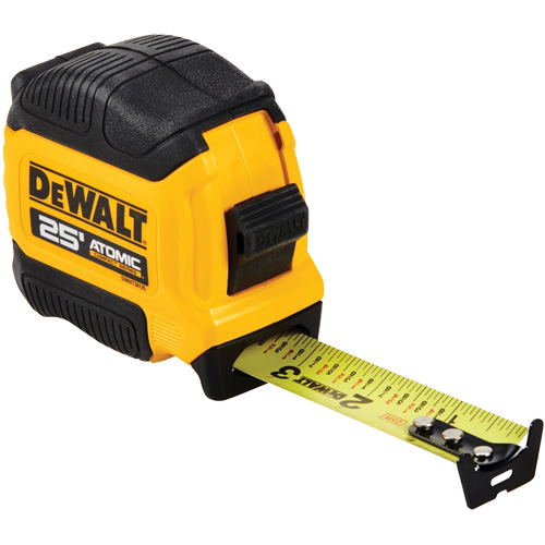 Atomic Compact Series Tape Measure, 1-1/8" x 25' Moffatt Supply & Specialties
