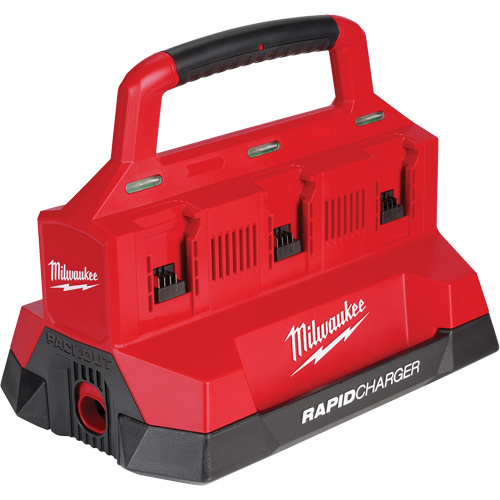 Chargeur rapide six fentes M18 PackOut, 18 V, Lithium-ion Moffatt Supply & Specialties