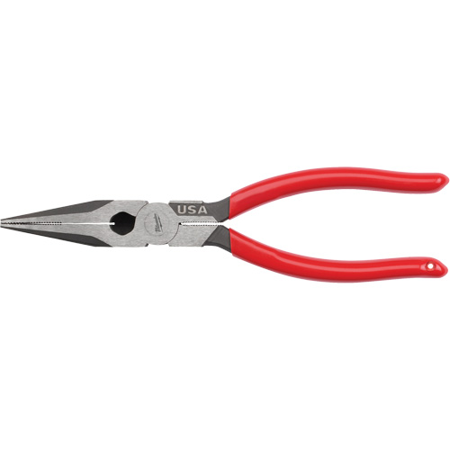 Long Nose Dipped Grip Pliers, 8" L Moffatt Supply & Specialties