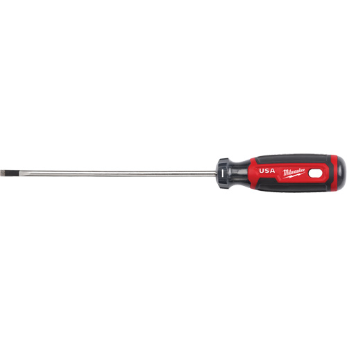 Tournevis d&eacute;b&eacute;niste, Tige de 3/16", Ronde, 254 mm lo, Prise en Coussin&eacute;e Moffatt Supply & Specialties