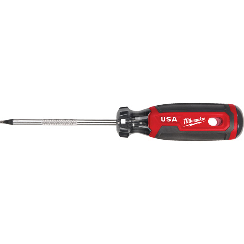 Square Screwdriver, #2 Tip, Round, 211 mm L, Cushion Grip Handle Moffatt Supply & Specialties