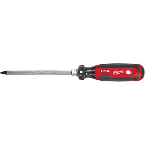 Square Screwdriver, #3 Tip, Round, 279 mm L, Cushion Grip Handle Moffatt Supply & Specialties