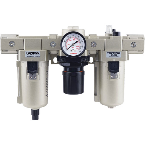 Filter, Regulator, Lubricator with Metal Bowl, 1/2" NPT, 150 PSI Moffatt Supply & Specialties