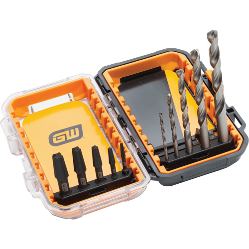 Bolt Biter Screw Extractor Set, Alloy Steel, 10 Pieces Moffatt Supply & Specialties