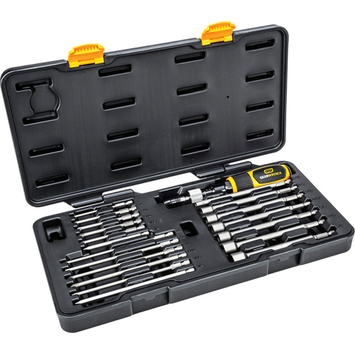 Jeu de tournevis dynamom&eacute;triques 1/4" 20 mcx, Gamme de couple 10 - 50 lb-po, 16" Longueur Moffatt Supply & Specialties