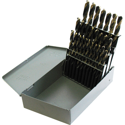 Jobber Length Drill Set, 26 Pieces, High Speed Steel Moffatt Supply & Specialties